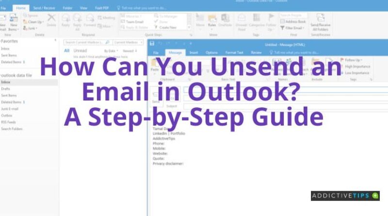 outlook recalling email