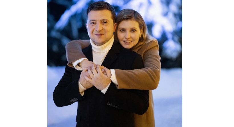 Whom is Volodymyr Zelenskyy married to