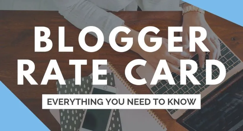 Essential Components of a Blogger Rate Card